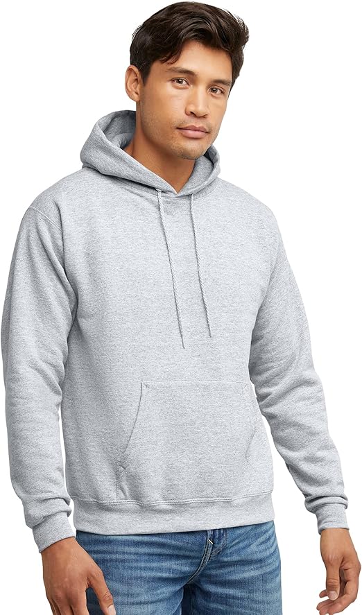 Grey Fleece Zipper Hoodie